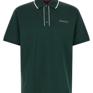 Logo embroidery polo shirt