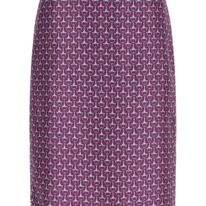 'Morsetto' print skirt