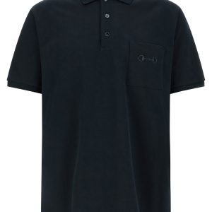 'Morsetto' embroidery polo shirt