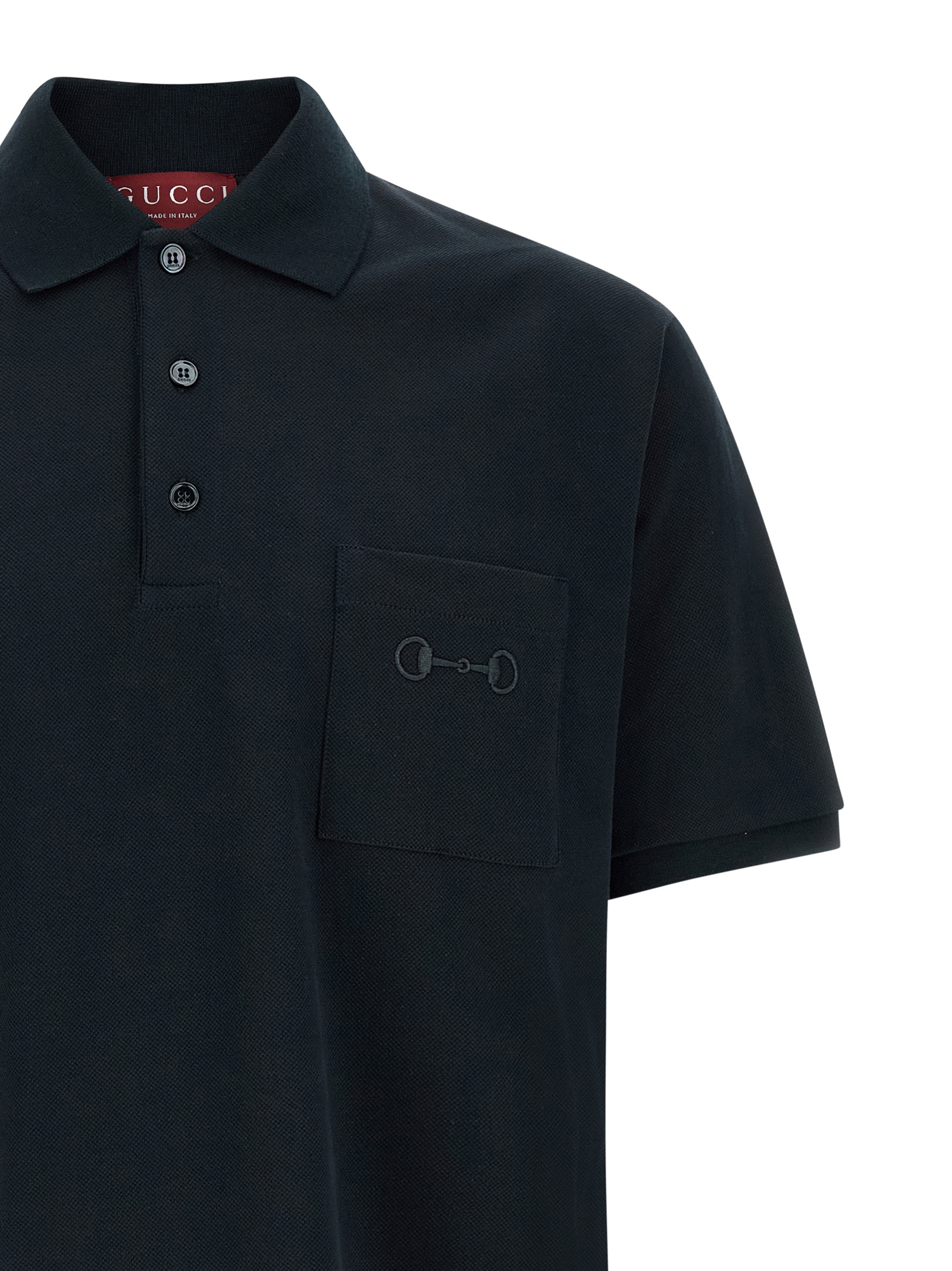 'Morsetto' embroidery polo shirt - immagine 3