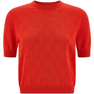 Openwork GG sweater