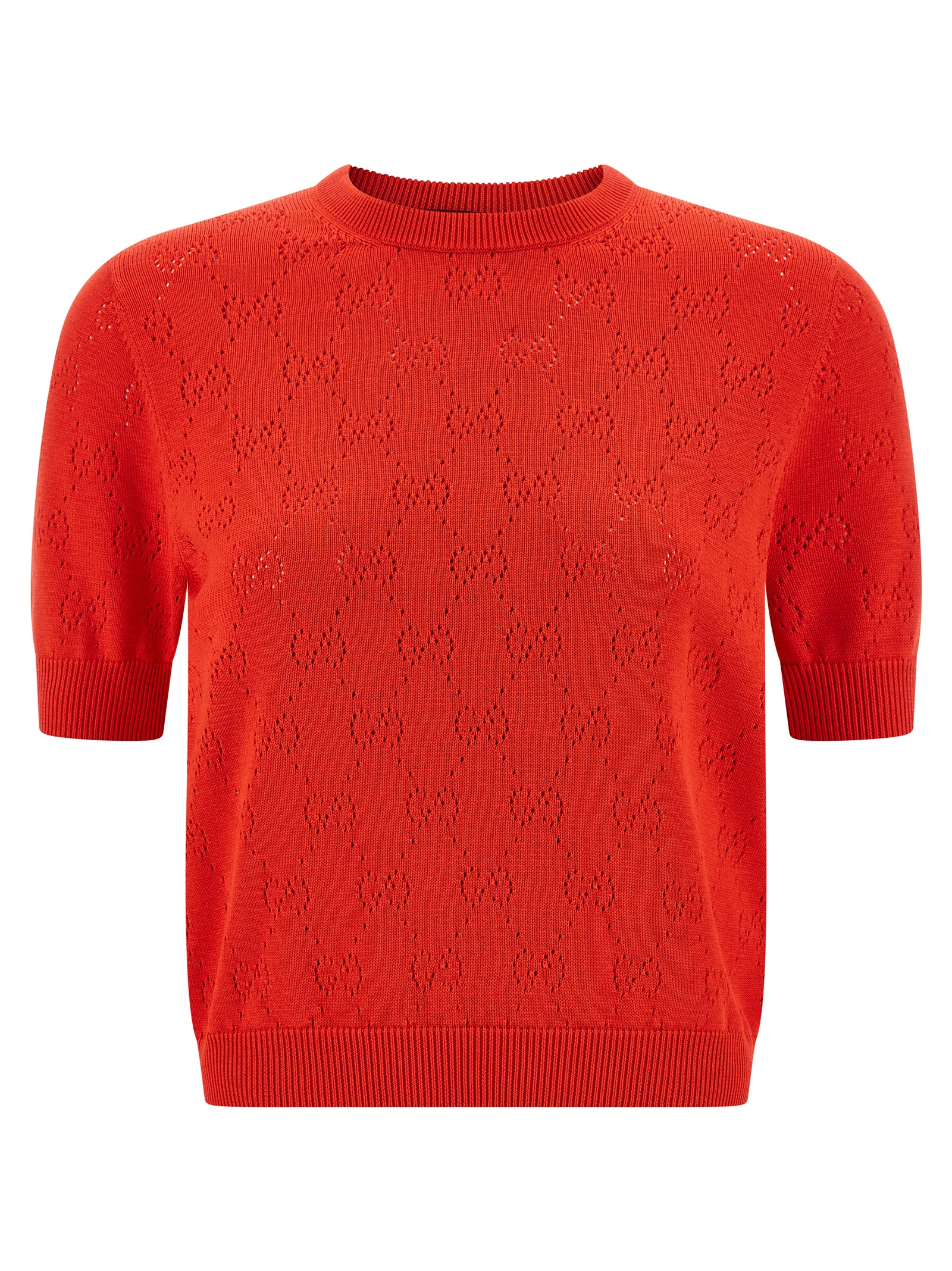 Openwork GG sweater