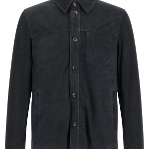 Suede overshirt