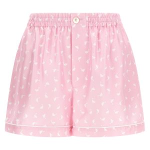 Pleated shorts
