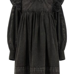 'Black Washed Mini Shirt' dress