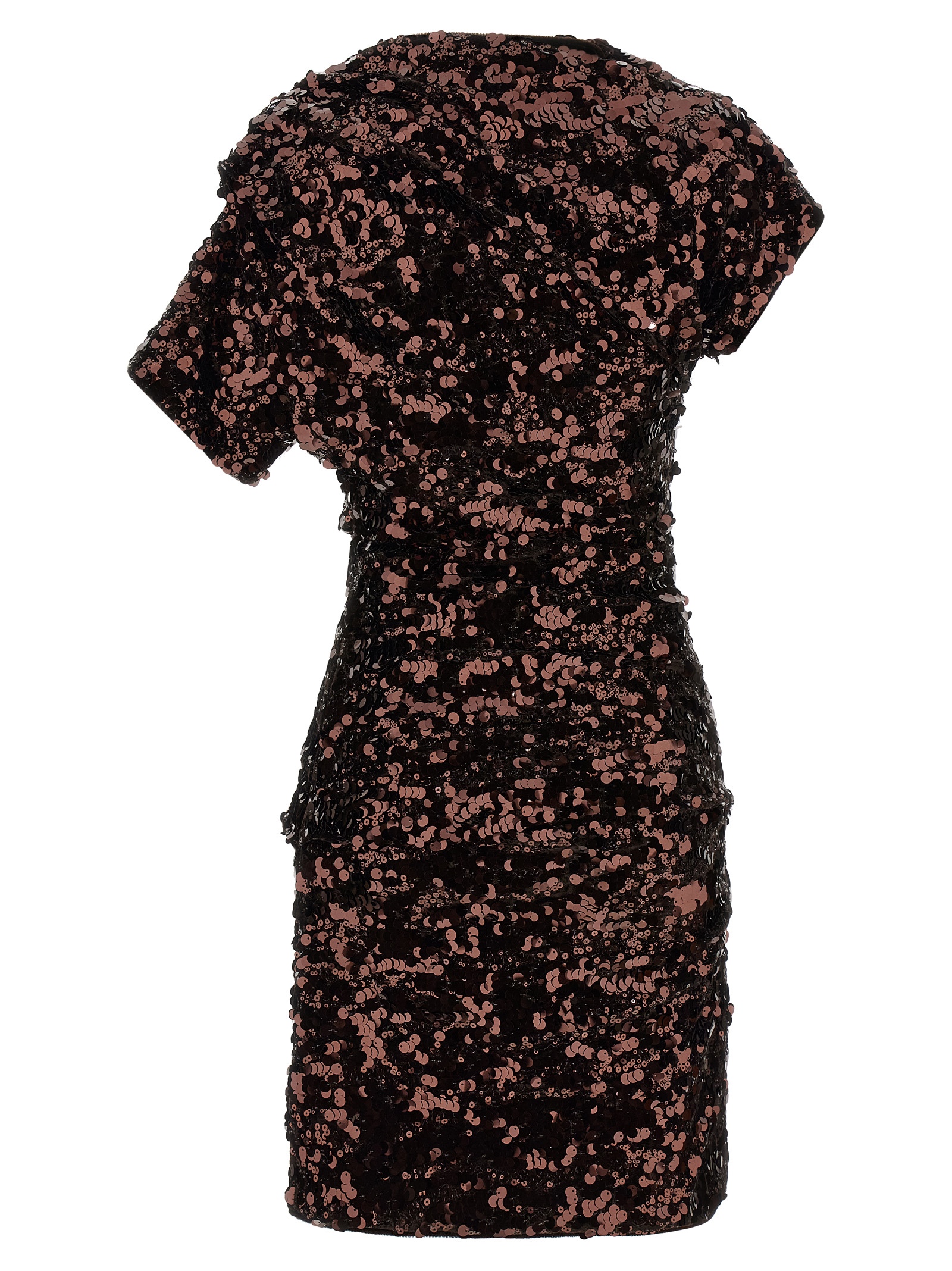 'Brown Sequins Mini' dress - immagine 2