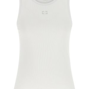 Logo embroidery tank top