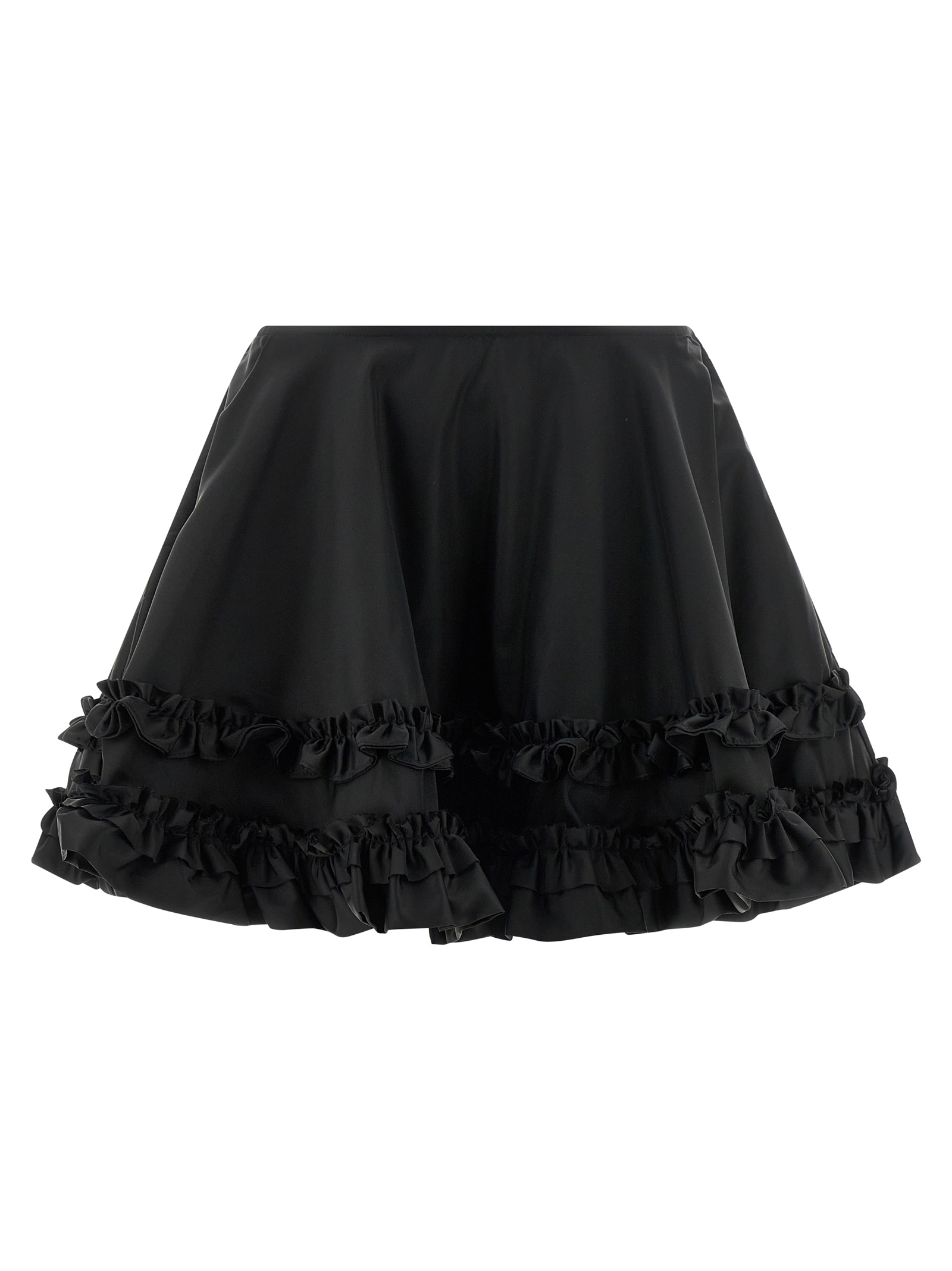 'Duchesse Nylon Mini Frill' skirt