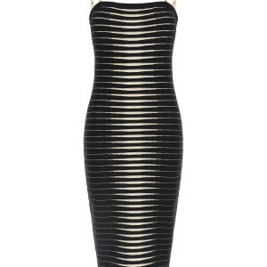 Striped dégradé dress