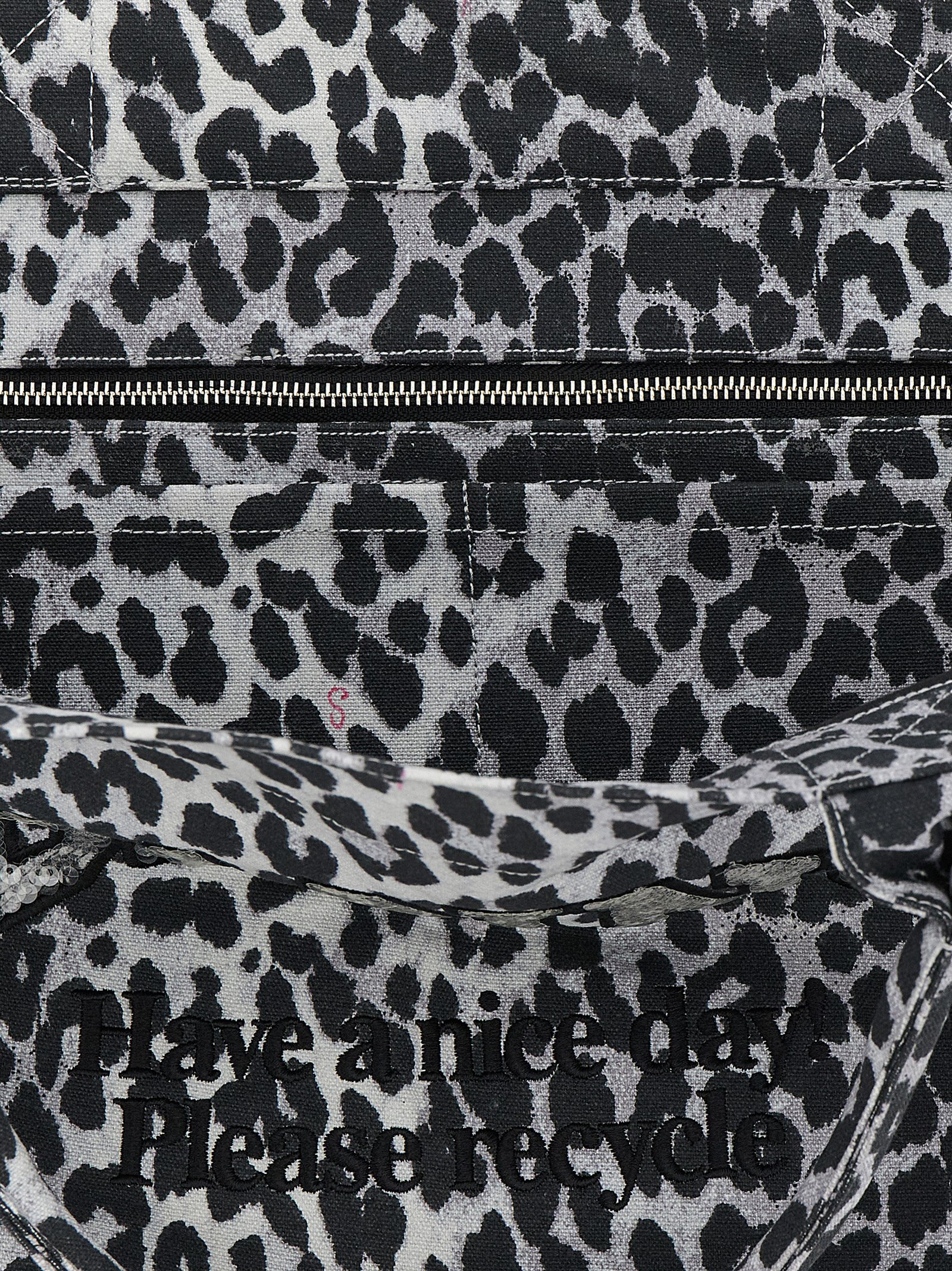 'Leopard Sequin XXL Tote' shopping bag - immagine 4
