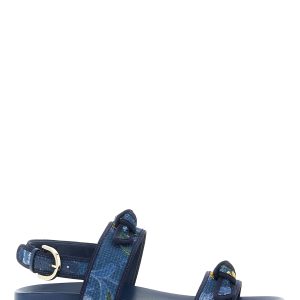 A. Birman x AGUA 'Grosgrain Raffia Sport' sandals