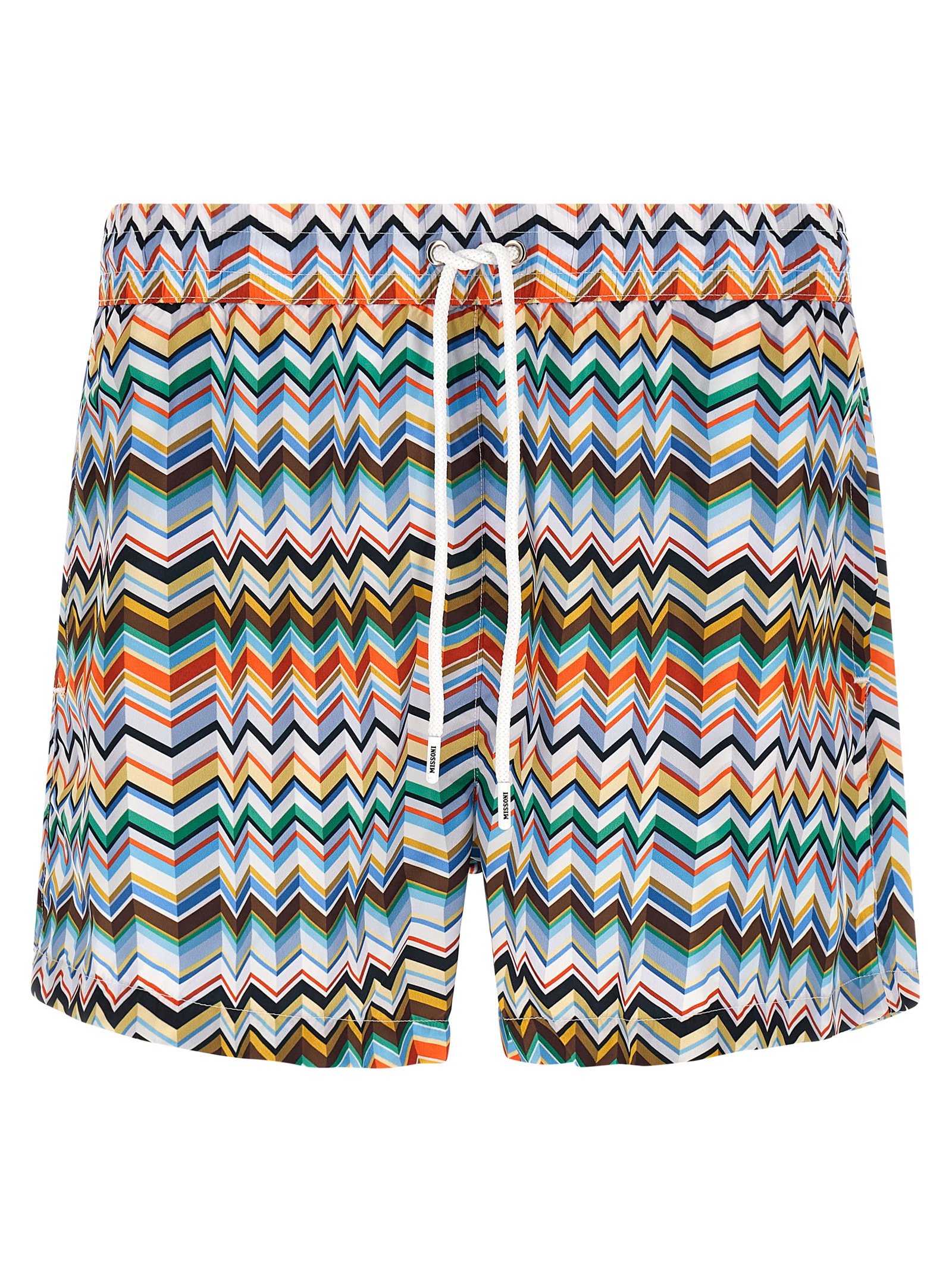 Irregular zig zag swimsuit