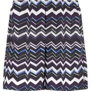 Irregular zig zag swimsuit