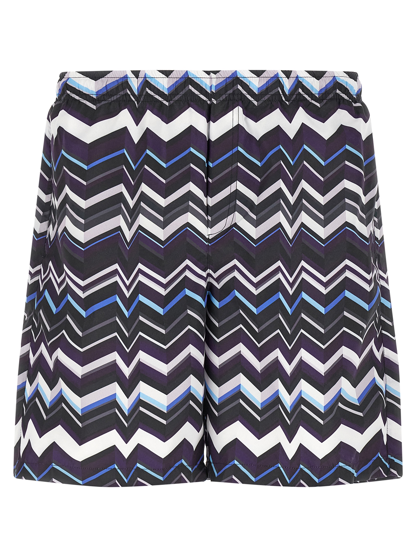 Irregular zig zag swimsuit
