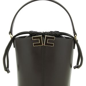 Logo bucket bag
