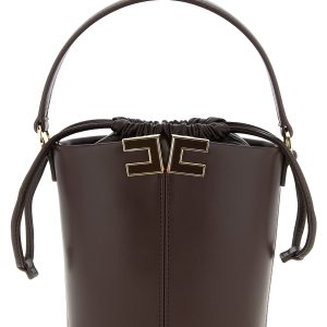 Logo bucket bag
