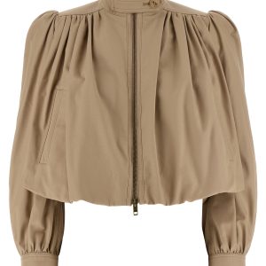 Curled boule jacket