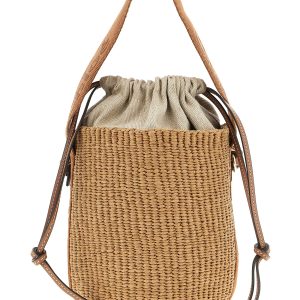 'Woody' small bucket bag