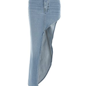 'One-Leg Denim' skirt