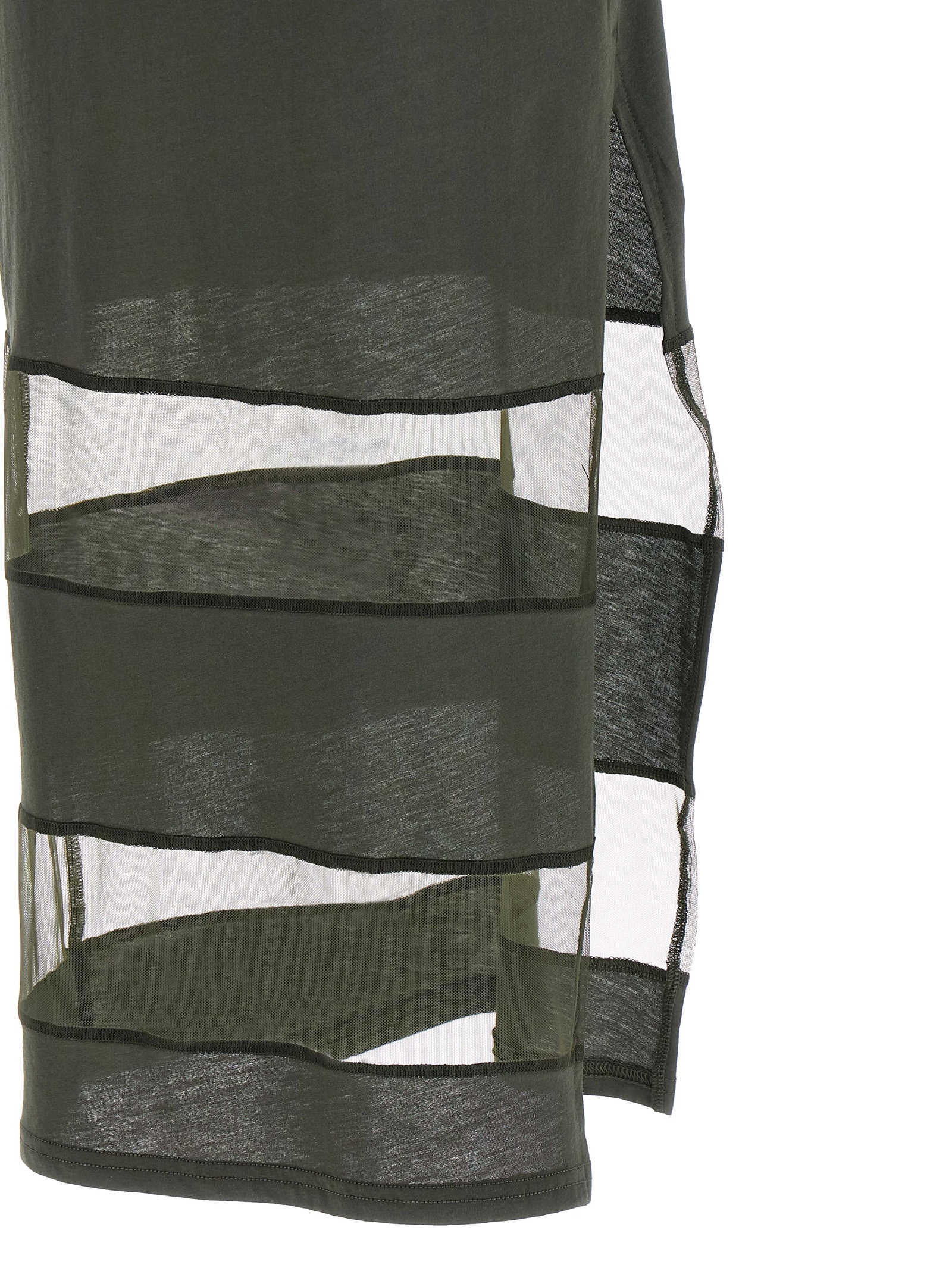 'Striped Sheer Polo' dress - immagine 5