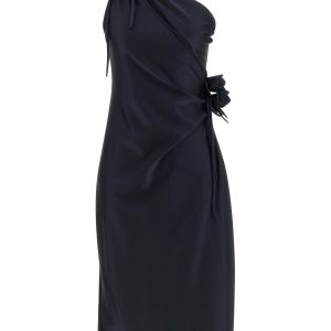 'Asymmetric Mini Flower' dress