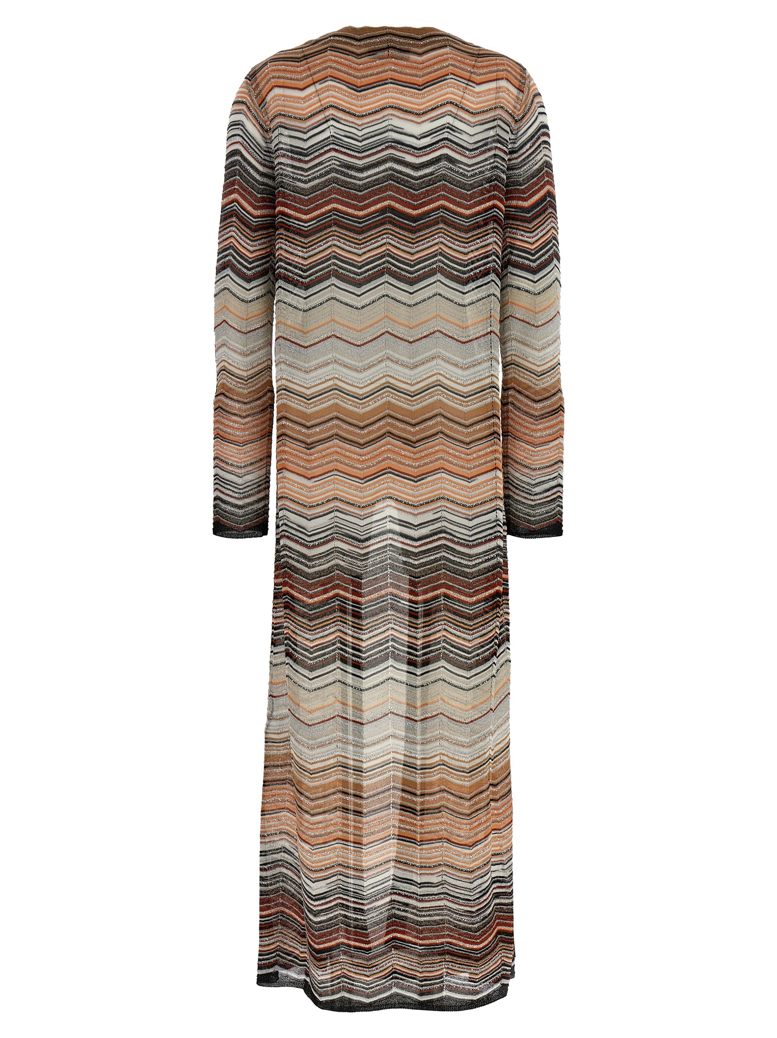 Chevron lamé cardigan - immagine 2