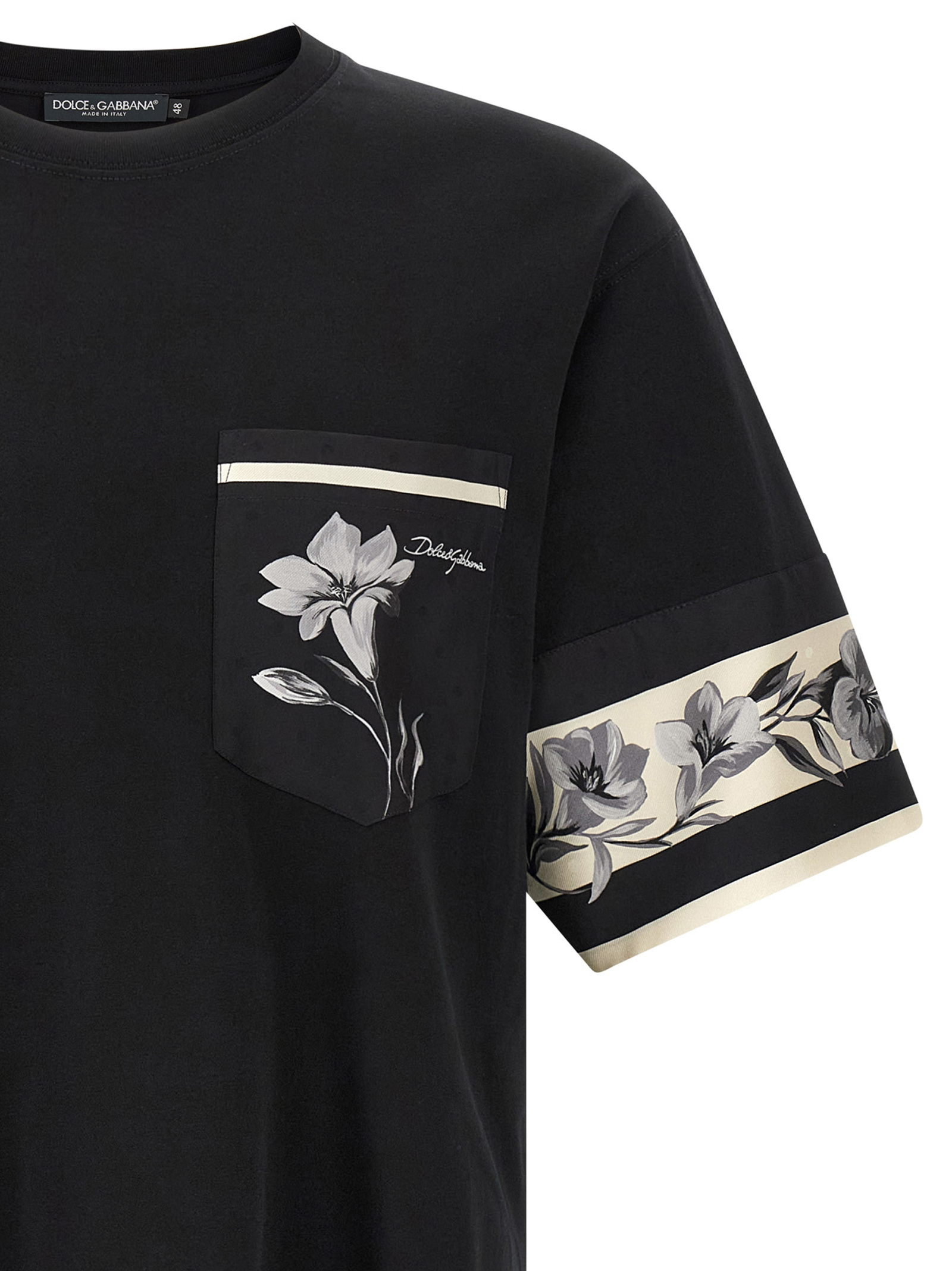 Silk detail T-shirt - immagine 3