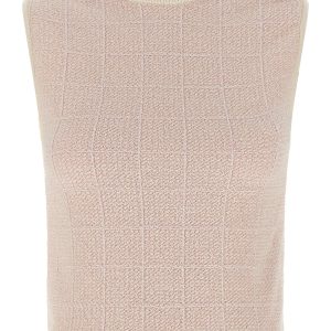 'Testa di leone' tweed vest