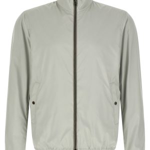 Reversible bomber jacket