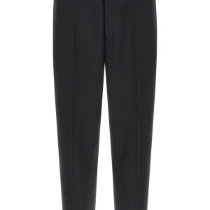 Technical gabardine trousers