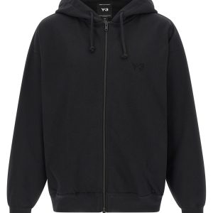 'Y-3 Brushed Terry Zip' hoodie
