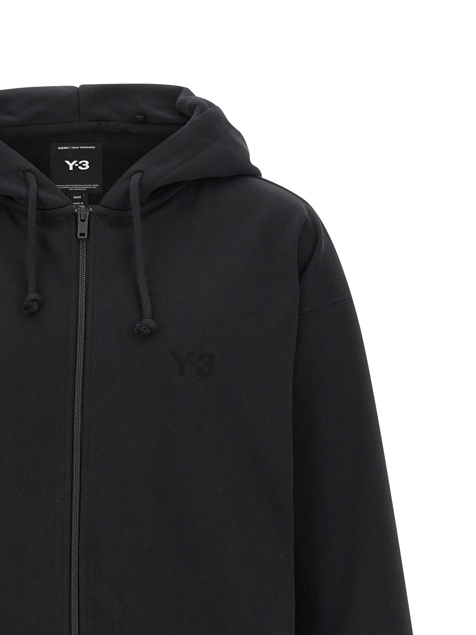 'Y-3 Brushed Terry Zip' hoodie - immagine 3