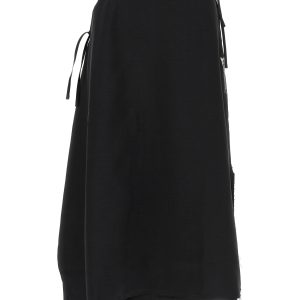 'Y-3 Sport Uniform Raw Cut 3-Stripes' skirt