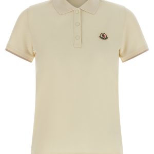 Logo patch polo shirt
