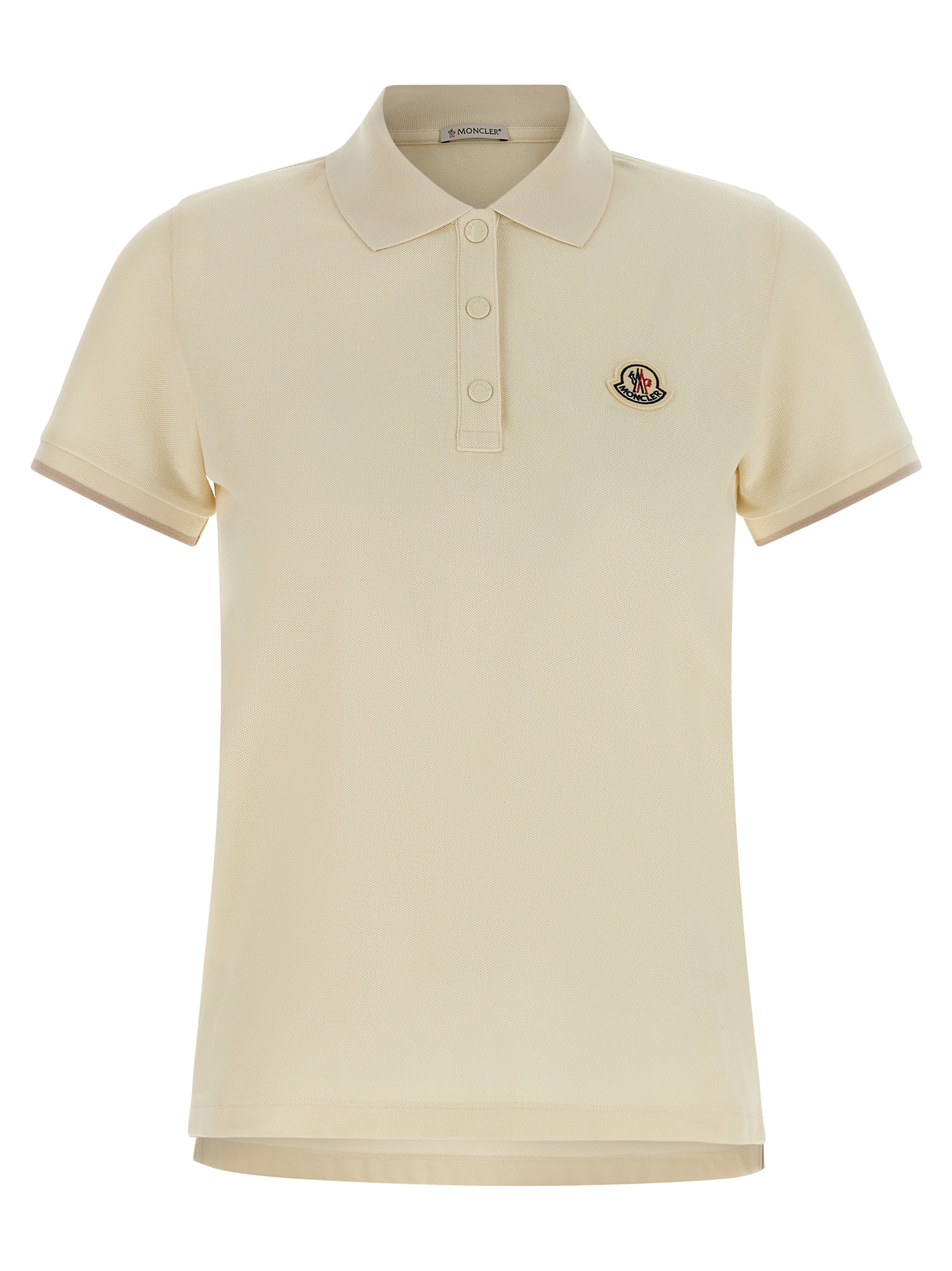 Logo patch polo shirt