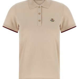 Logo patch polo shirt