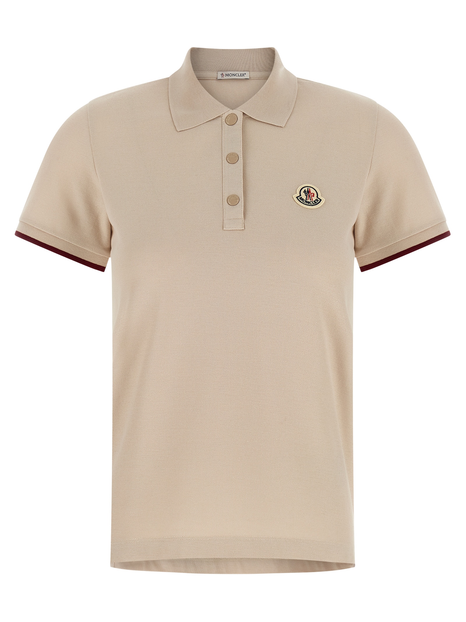 Logo patch polo shirt