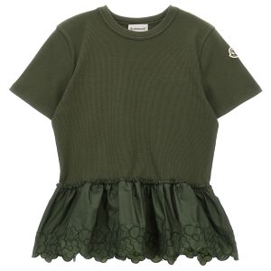 Floral embroidery t-shirt