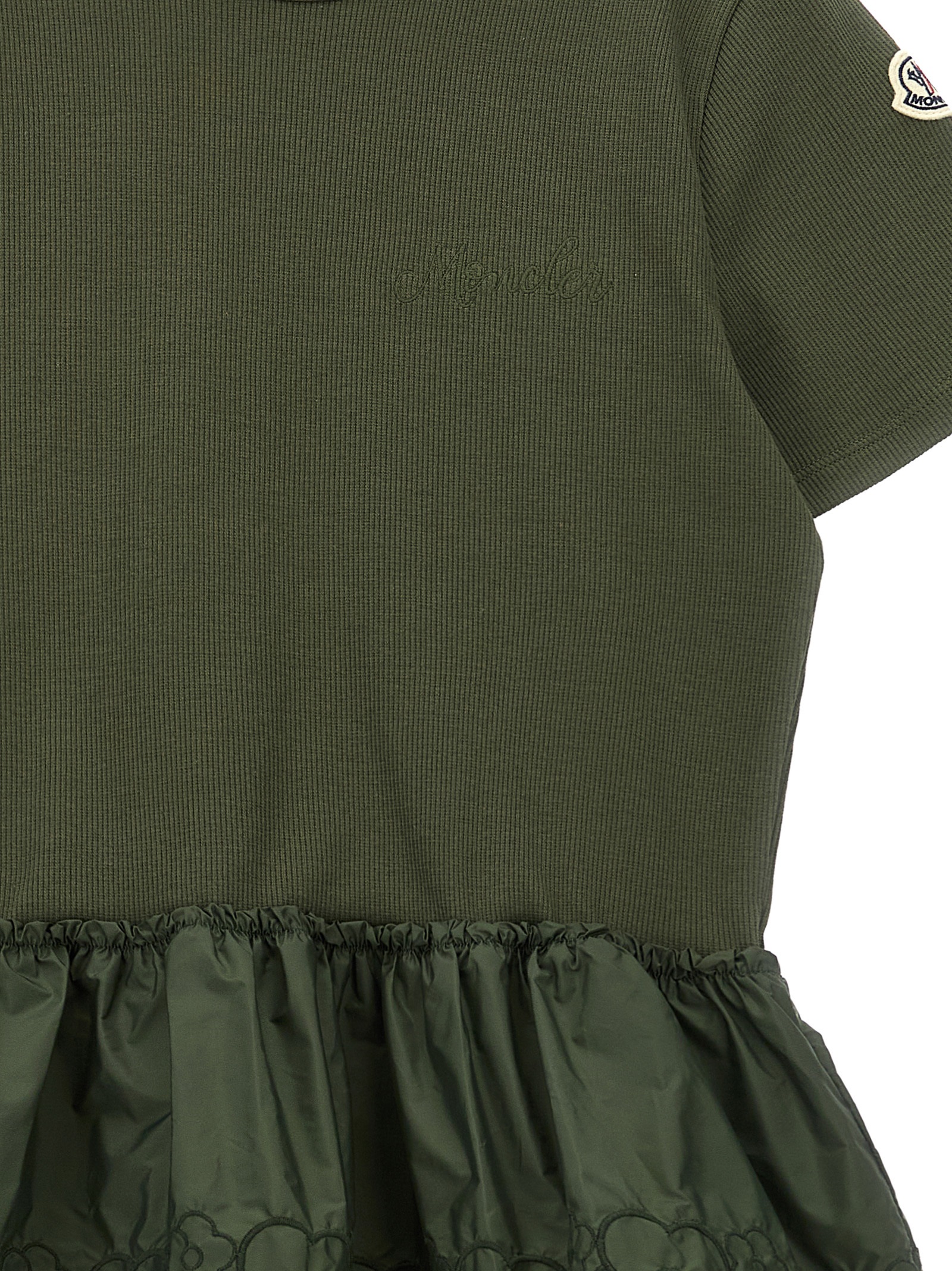 Floral embroidery t-shirt - immagine 3