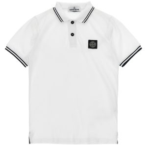 'Compass' logo polo shirt