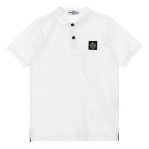 'Compass' logo polo shirt