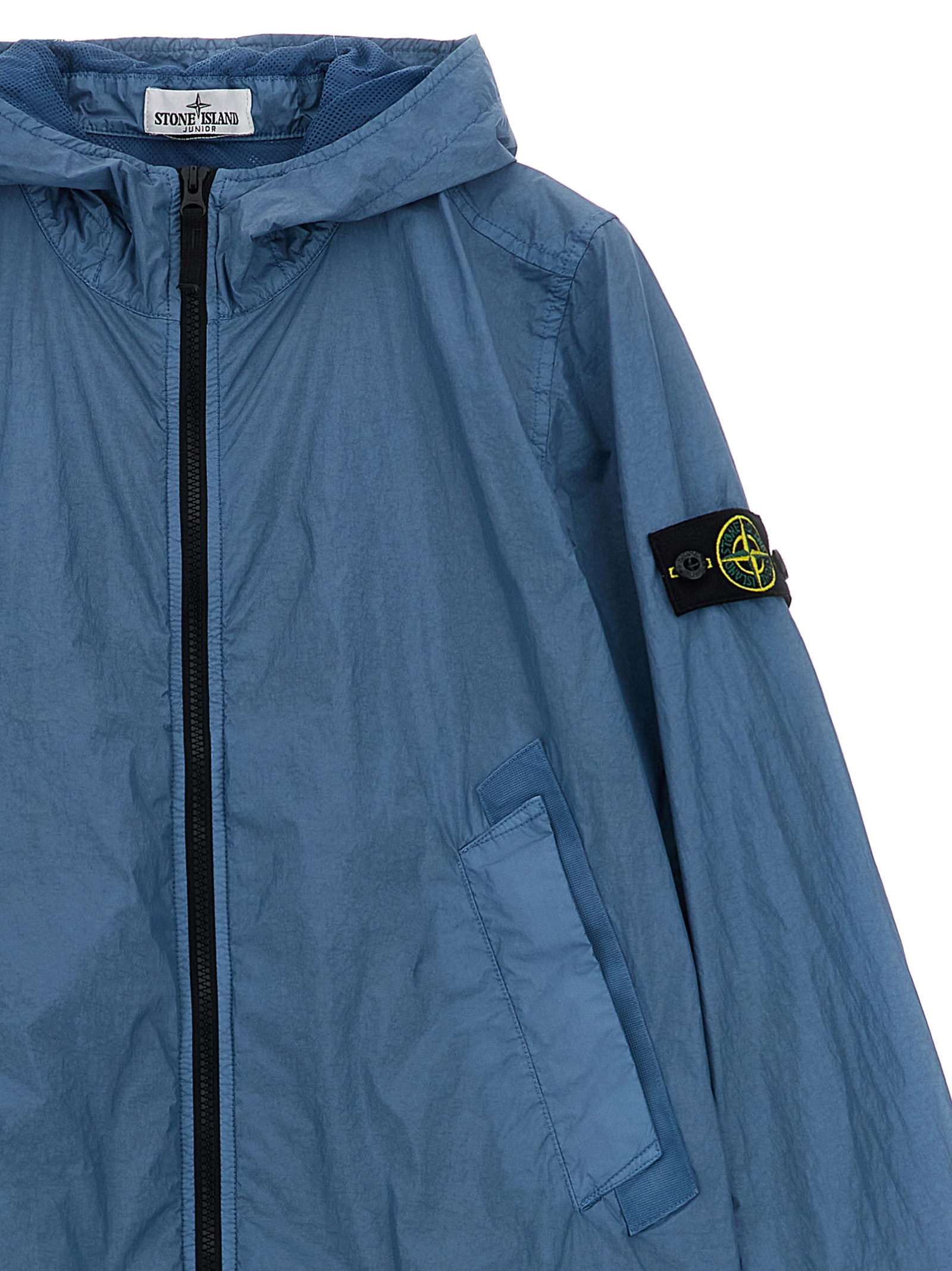 Crinkled effect nylon jacket - immagine 3