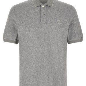 Stretch jersey polo shirt
