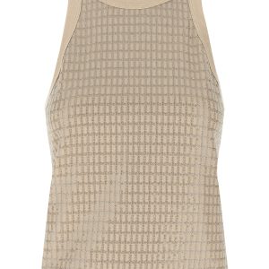 'Dazzling Check Embroidery' top