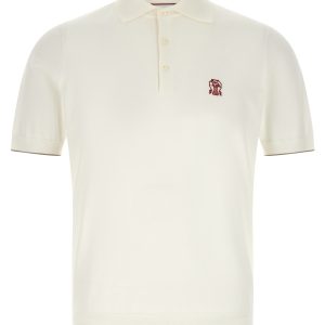 Logo embroidery polo shirt
