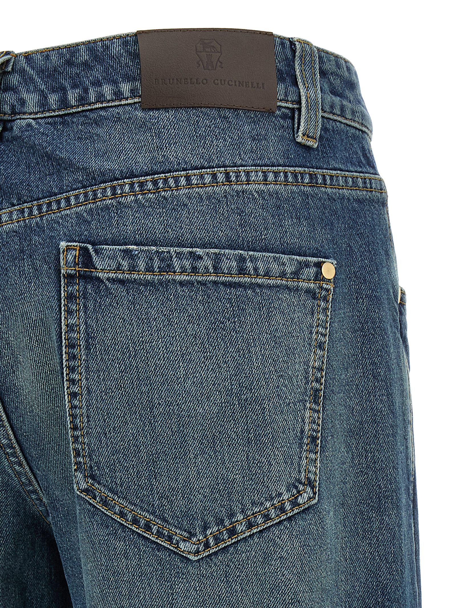 Stonewashed denim jeans - immagine 4