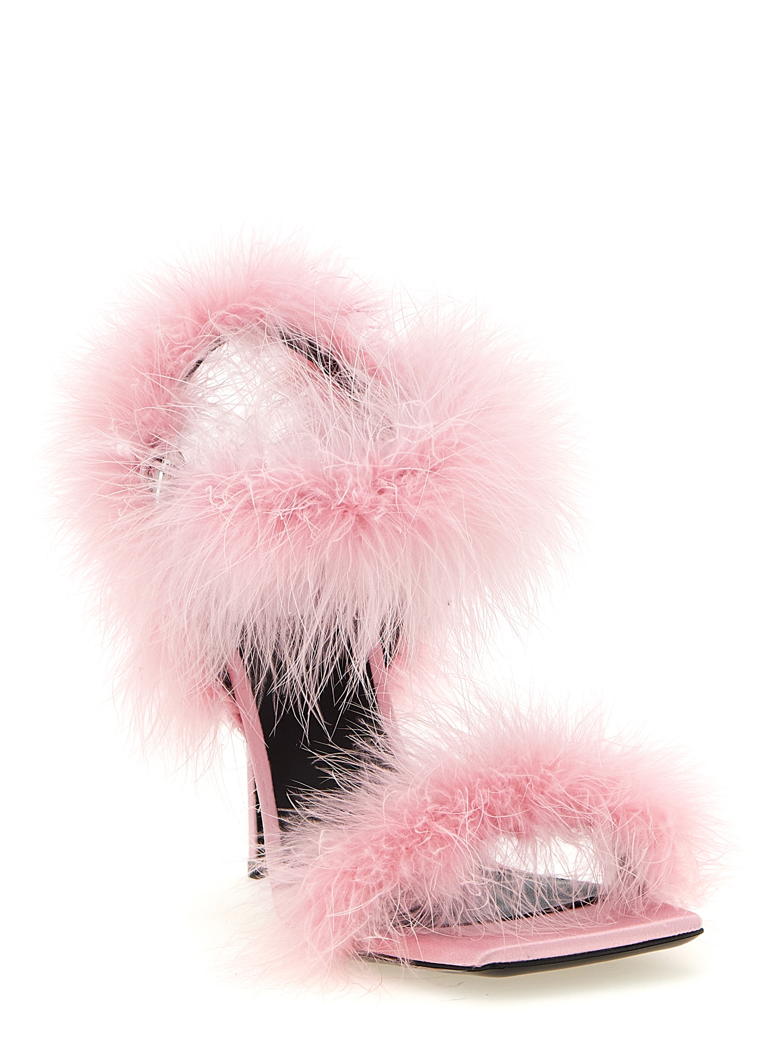 Satin sandals and feathers - immagine 2
