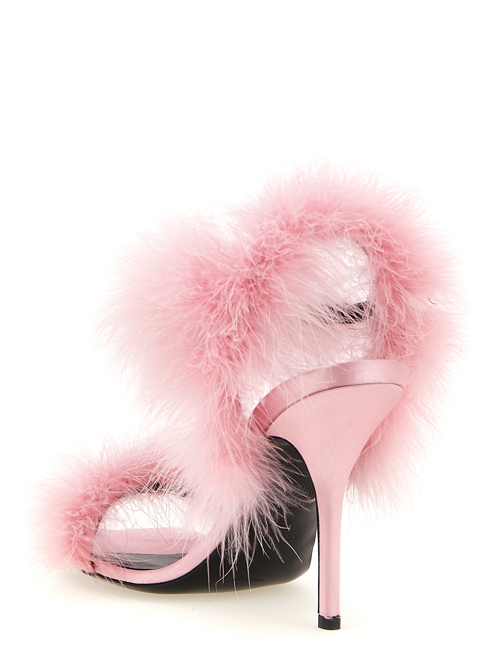 Satin sandals and feathers - immagine 3