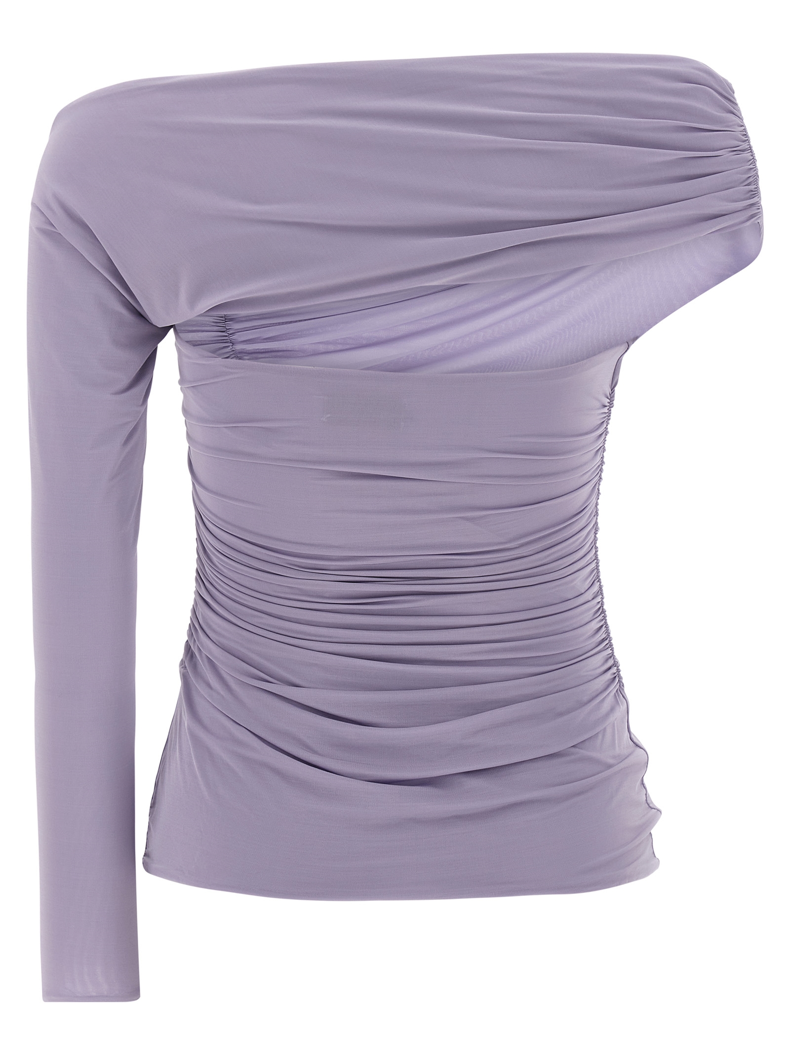 Asymmetrical neckline top - immagine 2