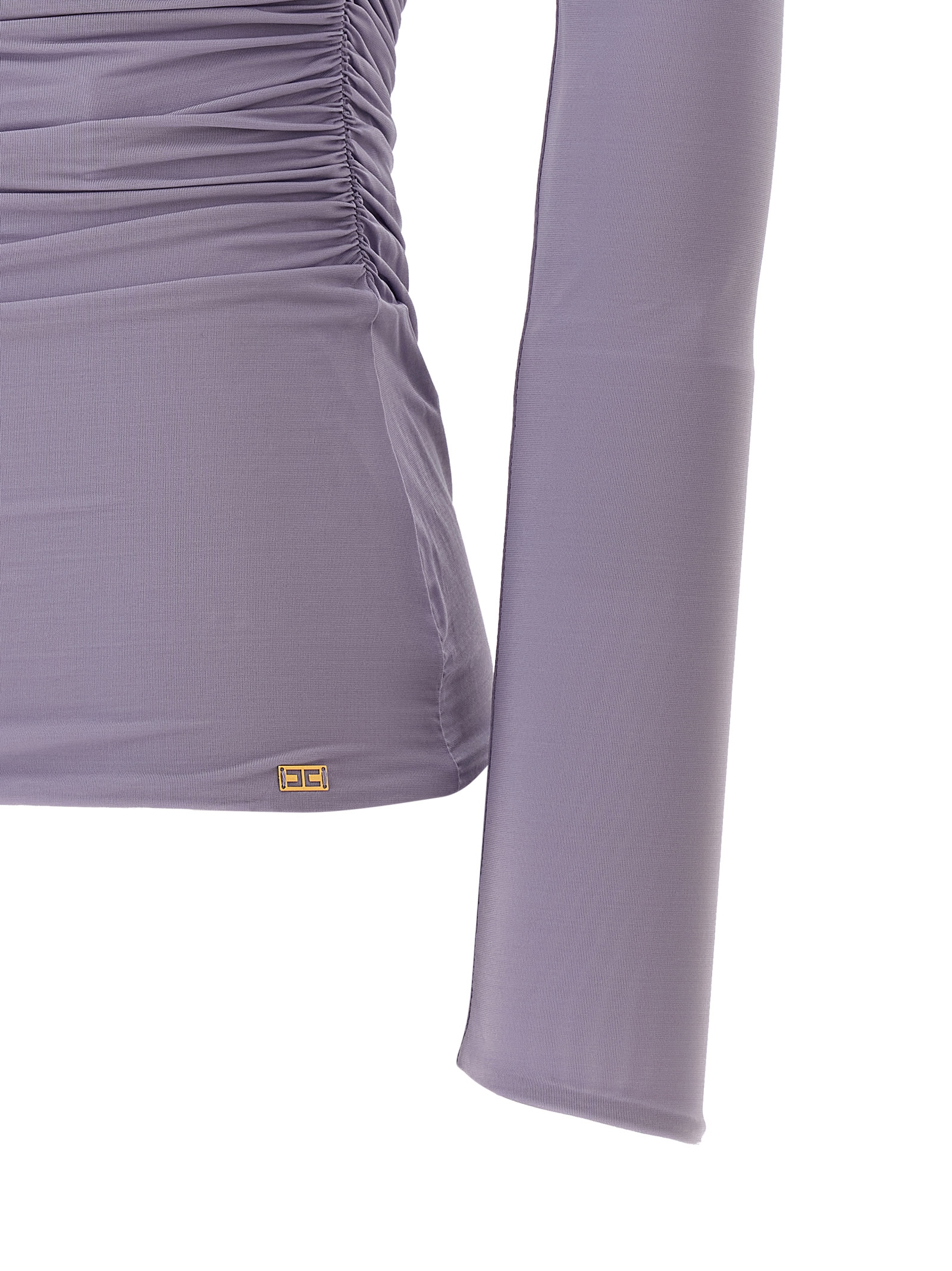 Asymmetrical neckline top - immagine 4